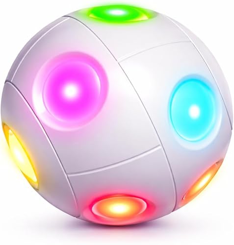 Croove Pelota de acción 6 en 1 para el cerebro y la memoria con juegos de detección de movimiento, juguetes sensoriales y geniales, regalos para