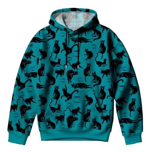 Men's Animal Oversized Hoodies Funny Graphic Long Sleeve Sweatshirts Casual Fall Outdoor Pullover Tops with Pocket3