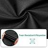 SunPatio Grill Cover 50 Inch, Outdoor Heavy Duty Waterproof Barbecue Gas Cover, UV & Fade Resistant, All Weather Protection Compatible for Weber CharBroil Kenmore Nexgrill Grills and More, Black #4