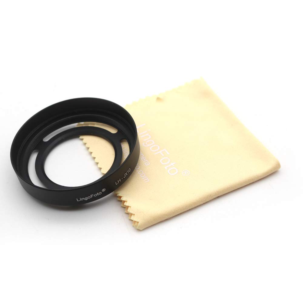Paraluce Compatto LH-JX10 In Lega Per Fuji X10, X20, X30 | Argento, Staccabile, Con Attacco Filtro 52 Mm - 5