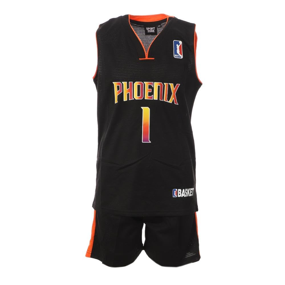 Phenix Ensemble de basket Noir Enfant