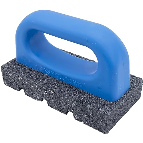 MARSHALLTOWN Rub Bricks, 203 Millimeter Length, 89 Millimeter Width, 20 Grit, Fluted w/Handle Brick Style, 38 Millimeter Thickness, Made In The USA, 841 by MARSHALLTOWN - Image 2