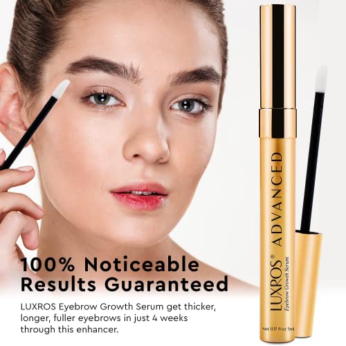 Advanced Eyebrow Growth Serum For Thicker Brows – Eye Brow Hair Growth Serum For Strong, Full, Thick Eyebrows As Soon As 4 Weeks To 60 Days (5 Ml) #TOP1