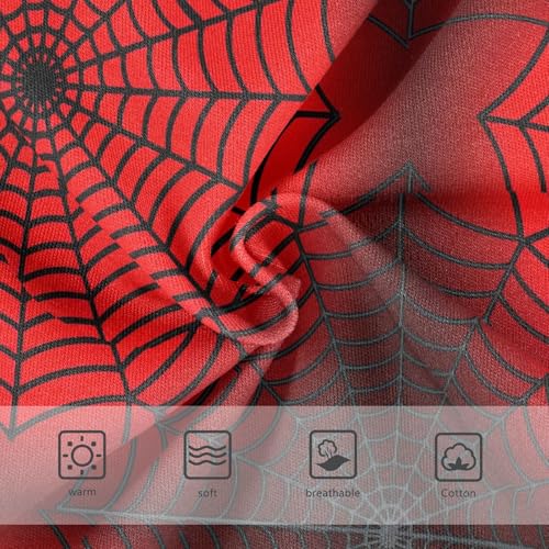 Joisal Spider Web Glowing Red Black Toddler Underwear Floral 2t Cotton Cute Panties Girl Funny Kids Briefs Undies3