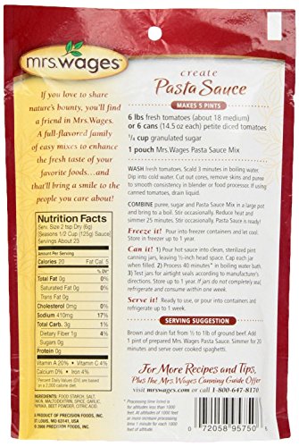 Mrs. Wages Pasta Sauce Tomato Mix Pack of 12 image 5