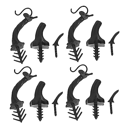 RORPOIR 36pcs Plastic Pumpkin Handle Fake Pumpkin Stems DIY Pumpkin Stem Craft Pumpkin Stems Artificial Pumpkins Decoration Halloween Pumpkin Parts Faux Pumpkin Stems Craft Pack Bulk