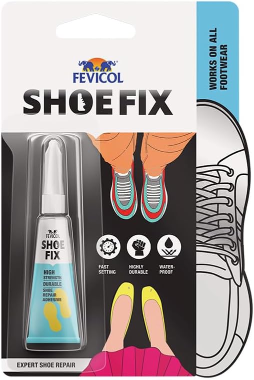 FEVICOL SHOEFIX 2 GM Expert Shoe Repair Glue (Clear) Swift Repairs