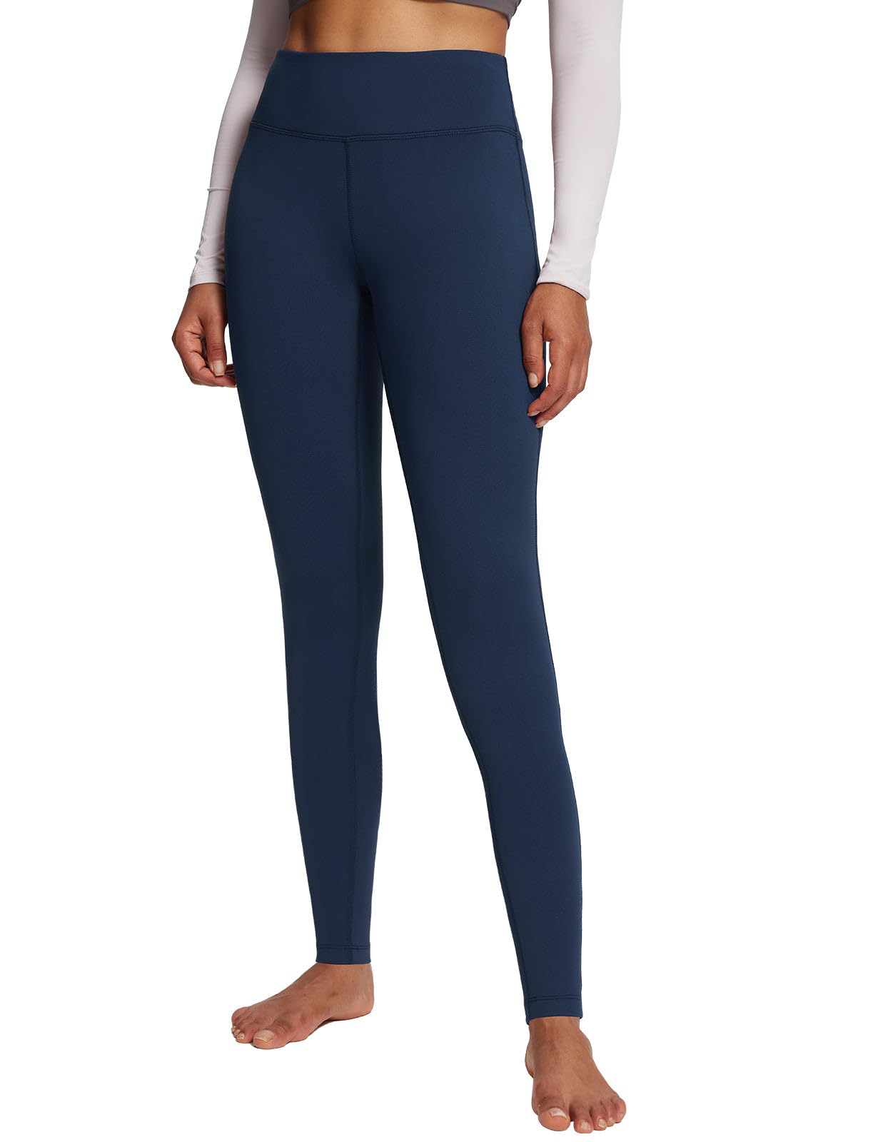 baleaf Winter Clothing Women Leggings Fleece Lined Tights Thermal Warm Thick Cold Weather Gear 1 Pockets