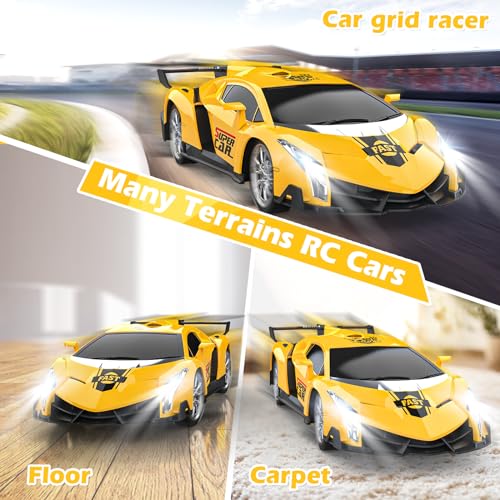 image for Growsland Remote Control Car, RC Cars for Kids 1:18 Electric Toy Car H