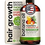 Batana Oil for Hair Growth – 100% Pure, Organic, Cold-Pressed, Unrefined from Honduras by Dr. Sebi – Natural, Vegan for Strong Roots and Thick Hair – Wild Growth for Hair, 2oz