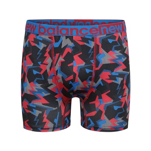 New Balance Boys' 3.5" Underwear, Performance Boxer Briefs (4 Pack)2