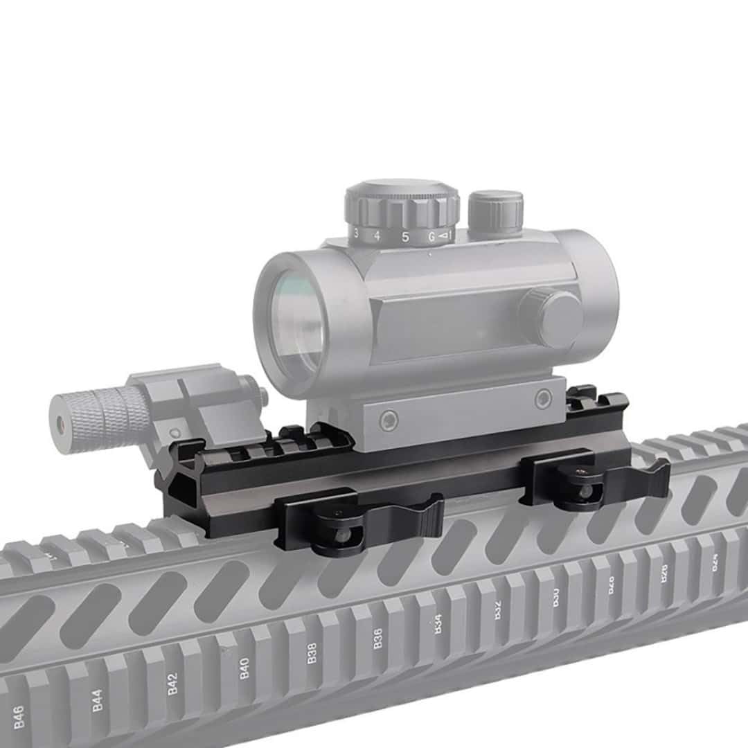 13 Slots Doppio Rail Rise 45 Gradi Quick Release Mount Base QD .223 Rail