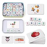 Durable & Safety Materialien - Magnet decken die gesamte Rückseite des Briefes, die Kühlschränke und Geschirrspüler angebracht werden kann.Haltbare und Holzmaterial nicht auseinander fällt aus oder Zerreißen sein.Perfekte Größe für Kinderhände, Kinder können sie leicht abholen.