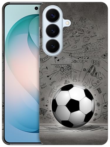 Coque Samsung S26 Plus protection arrière mince plastique dur football noir élégante