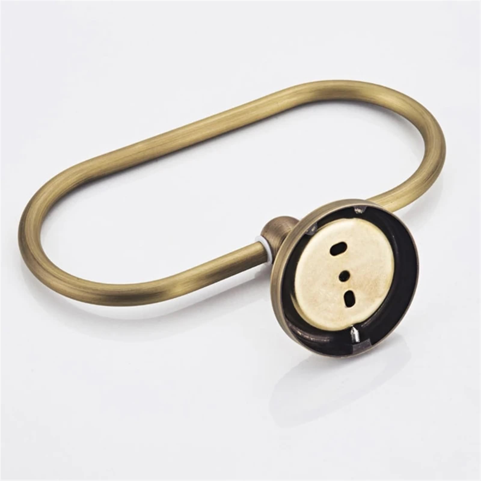 Toallero de Pared, Toallero Redondo de Pared, Accesorio clásico Antiguo for baño.