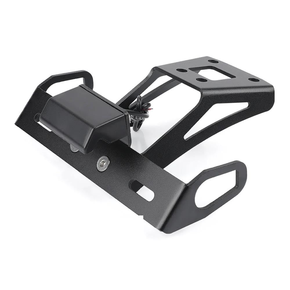 Support de plaque Kawasaki Ninja 400 Z400 Ninja 250 Z250 Z300 avec cadre de plaque noir