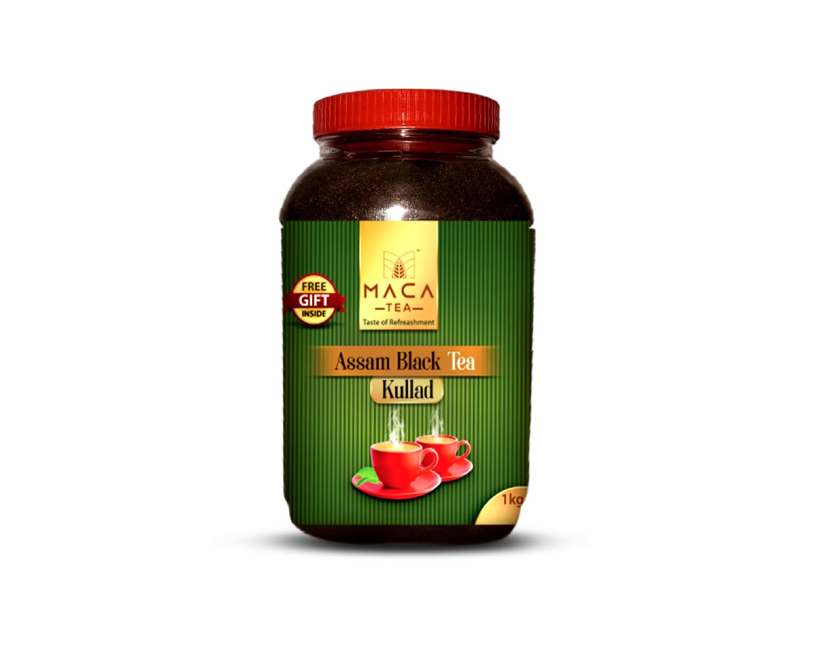 Maca Tea Kullad Assam Tea, Premium Black Tea, Strong, Anti-Inflammatory in Nature, Assam Grown Loose Leaves (1 KG) (B0CH34929R) Amazon Price History, Amazon Price Tracker
