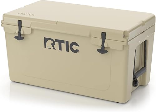 Miniatura 6 de RTIC Caja de hielo portátil de 65 cuartos de galón con aislamiento duro para playa, bebidas, bebidas, campamento, picnic, pesca, barco, barbacoa