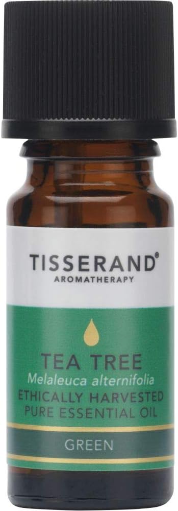 Tisserand - Tea Tree Ethically Harvested Essential Oil - Massage, Aromatherapy, Diffuser and Skin Oil with Vibrant and Green Aroma - 100% Natural Pure - 9ml