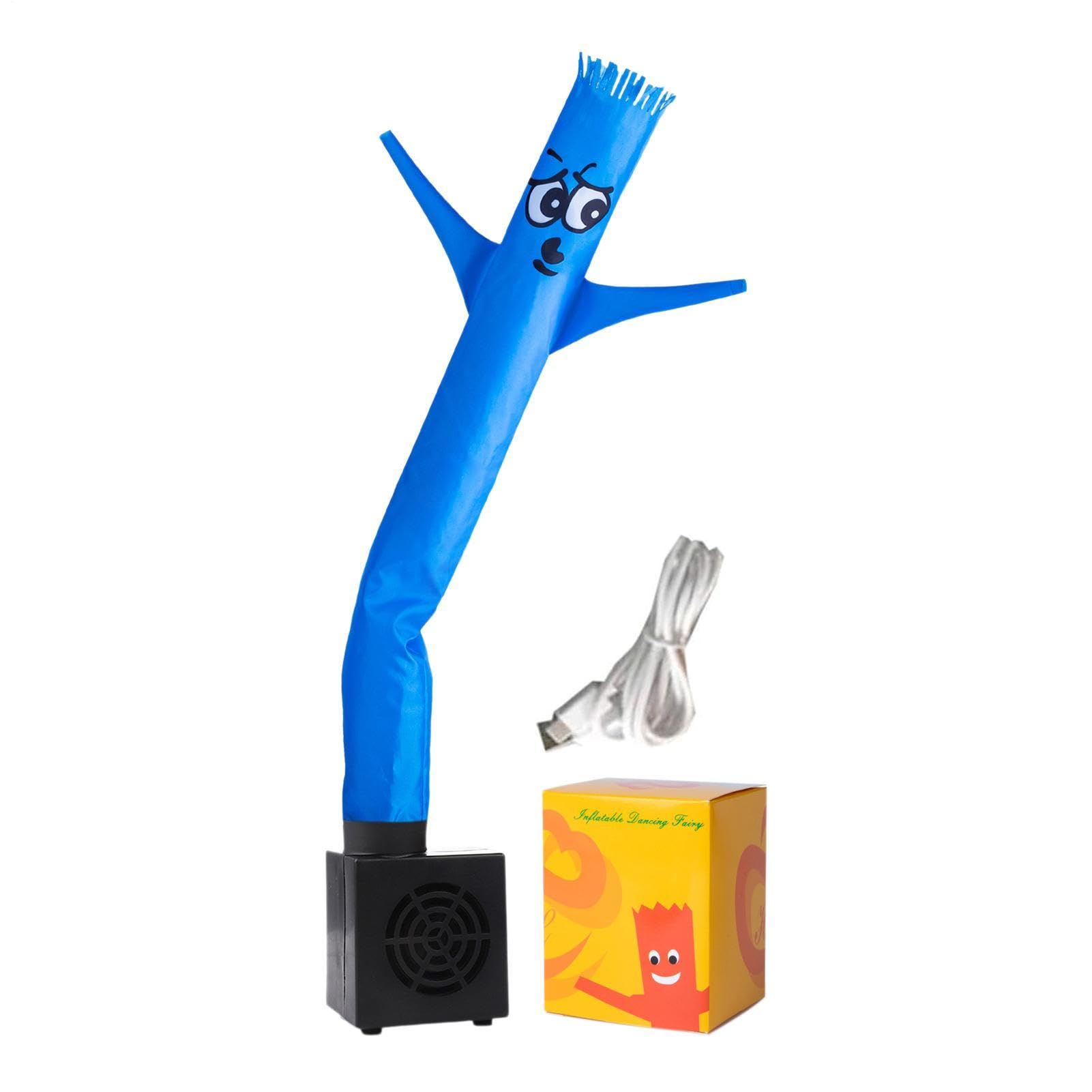 Inflatable Tube Man With Blower, Funny Desktop Inflatable Dancing Guy Sky Puppet Dancer With USB Cable | For Kids Teens Adults Home Office Holiday Party Birthday Gathering Event