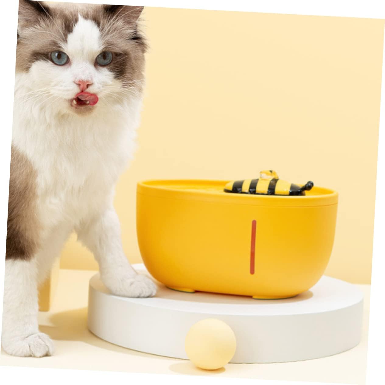 Automatic Pet Water Dispenser Compact and Lightweight Drinking Bowl for Cats and Dogs Convenient Water Feeder for Busy Pet Owners Smooth High-Density Material for Home Use