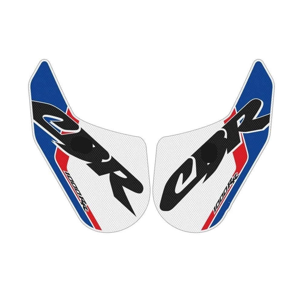 Stickers Réservoir CBR 1000RR 2004-2007 - Protection Latérale Antidérapante Moto Blanche