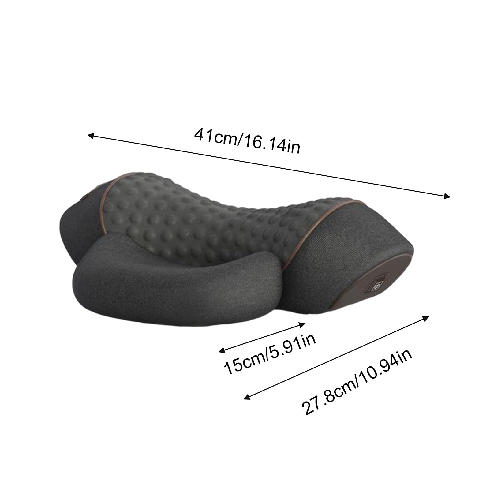 Almohada Masajeadora Cervical Con Calor | Relajante Muscular Para Hombros | Soporte Cervical Eléctrico Ergonómico con Memory Foam Masajeador - Apoyo para Hombros Cuello Cabeza Relajación Mujeres Hombr