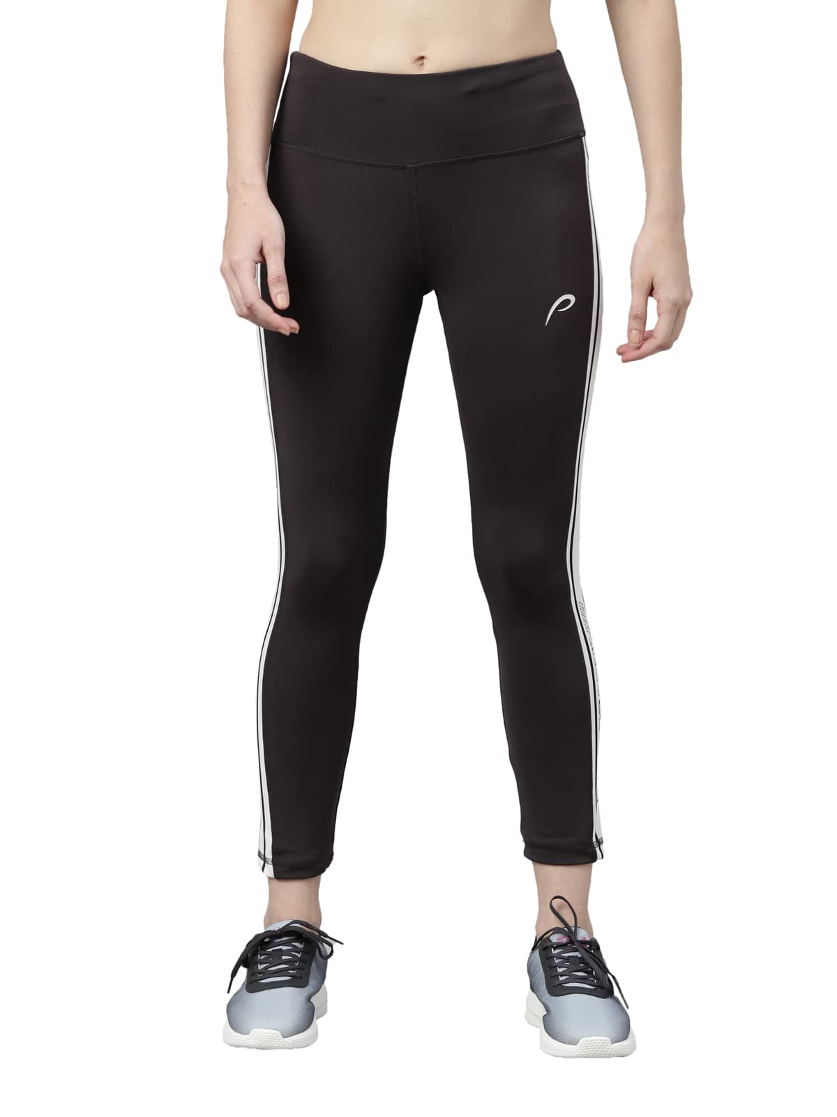 ProlineActive Polyester Dark Grey Tights for Women