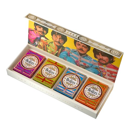 theory11 Beatles Playing Card Box Set - Les Beatles, Paul McCartney, John Lennon, RIngo Starr, George Harrison theory11 Beatles Playing Card Box Set
