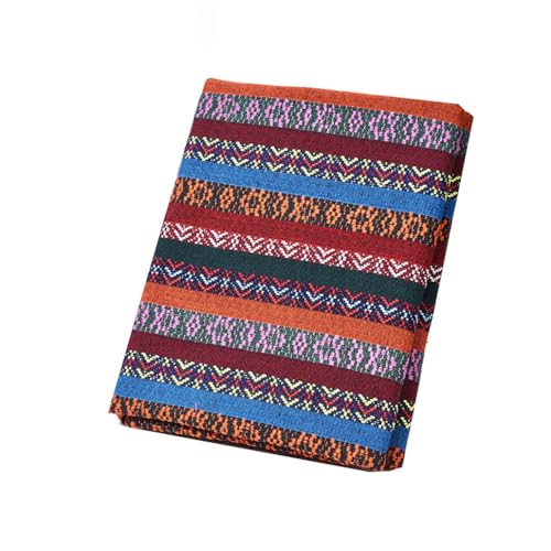 Tissu en coton et lin au mètre de couleur unie pour vêtements d'enfants et pyjamas d'été