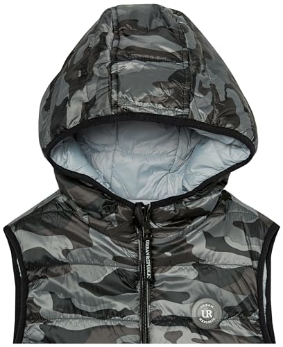 Image of URBAN REPUBLIC Boys Reversible Packable Puffer Vest