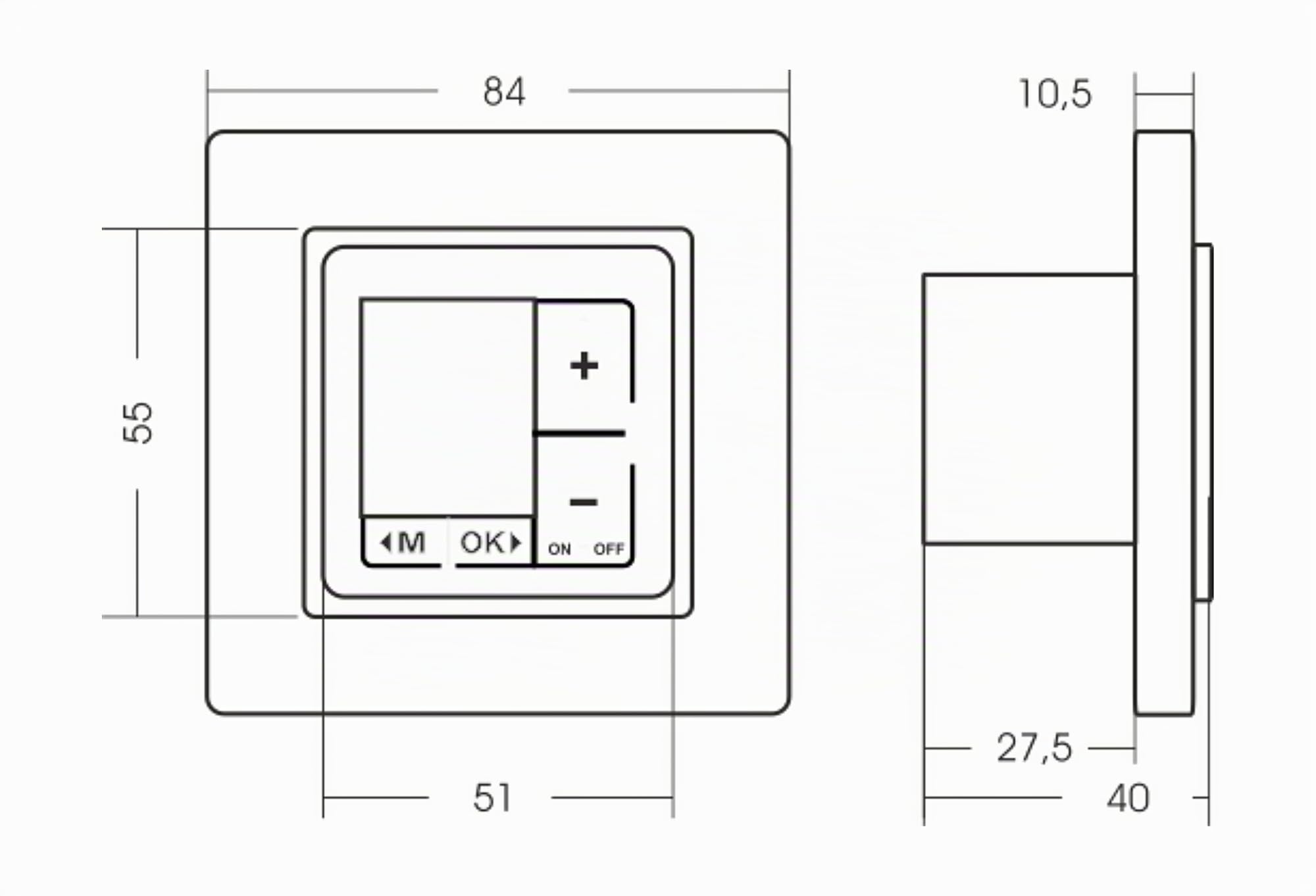 paladin 173113easy 230V 50-60Hz, Digitale Zeitschaltuhr mit Astroprogramm, für die Unterputz-Montage, mit dem Smartphone programmierbar (NFC)