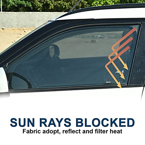 Image of Able Dotnet Car Magnetic Sun Shade Curtains 4 Door with Zipper for Vitara BREZZA Type-I Set of 4 Pcs (Before 2022 Model)