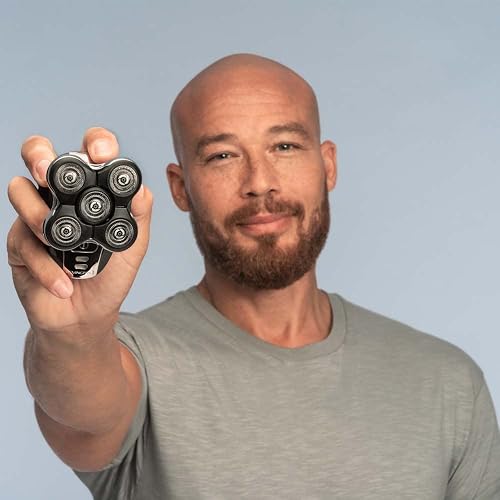 Remington Rasoir électrique [Spécial Tête rasée/chauve] RX5 Ultimate (Ultra Rapide & Facile, 5 têtes rotatives flexibles, Résultat Précis, Utilisation sans Fil 50min,Wet&Dry) Tondeuse XR1501 - 9