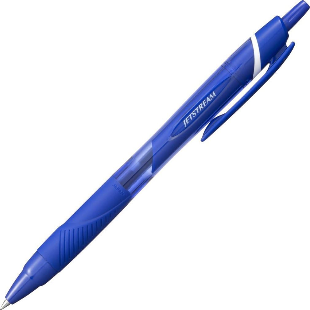 三菱鉛筆 Mitsubishi Pencil SXN150C05.33 Permanent Ballpoint Pen Jet Stream Color 10 Pens 0.5 Blue Easy Writing