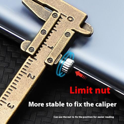 Calibrador Vernier Portátil 50mm Llavero miniatura 5
