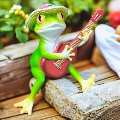 Rana en miniatura de diseño compacto para decoración exterior e interior 3