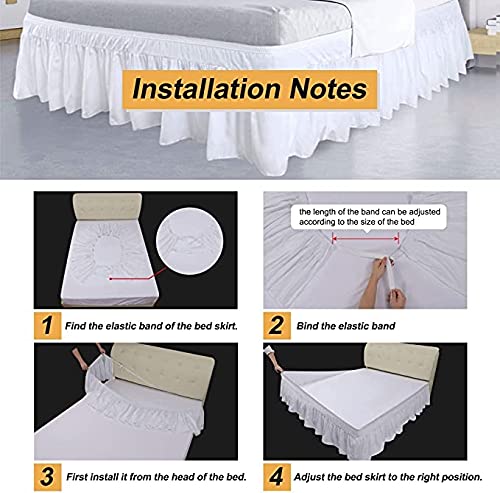 Elastica Gonna Letto Singolo/Matrimoniali/Una