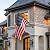 TalingMA Flag Pole Kit 5FT Flag Pole for Outside House Flagpoles with 3x5 American Flag, Tangle Free Flag Holder Metal Flag Pole,Stainless Steel Flag Poles for Outside House Yard Truck Boat