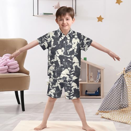 Image of Boccsty Ice Cream Drip Boy Summer Shorts Sets Hawaiian Toddler Boys T-Shirt & Pants 2 Pcs 3T-10T