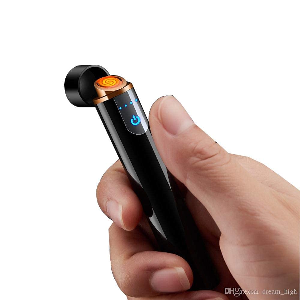 Drumstone (Dont' Miss with 5 Years Replacement Warranty) Smart Cigarette Lighter & Electric Round Shape Lighter, High Sensitive Touch Sensor with USB Rechargeable-image-21