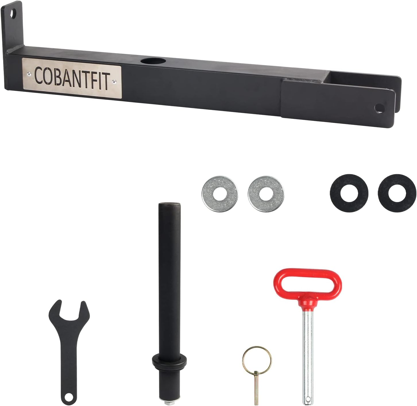 14’’ Long Post Length Belt Squat Attachment For Racks Fits 2" x 2", 3" x 2", 3" x 3" Racks And Rack Hole Diameters of 5/8" Or Larger 1'' And 2’’ Weight Plates Required