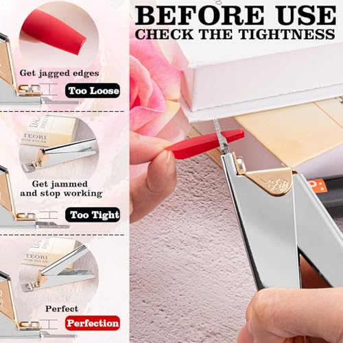 Image of Nail Tip Cutter for Acrylic Nails, Professional False Nail Extension Cutter with Stainless Steel Blade, Precise Nail Trimmer Tool for Salon and Home Use