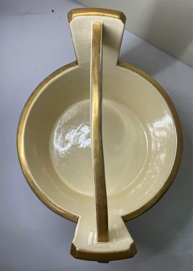 茶道具玉堂造 色絵竹手桶水指（共箱）塗蓋 表完造 水