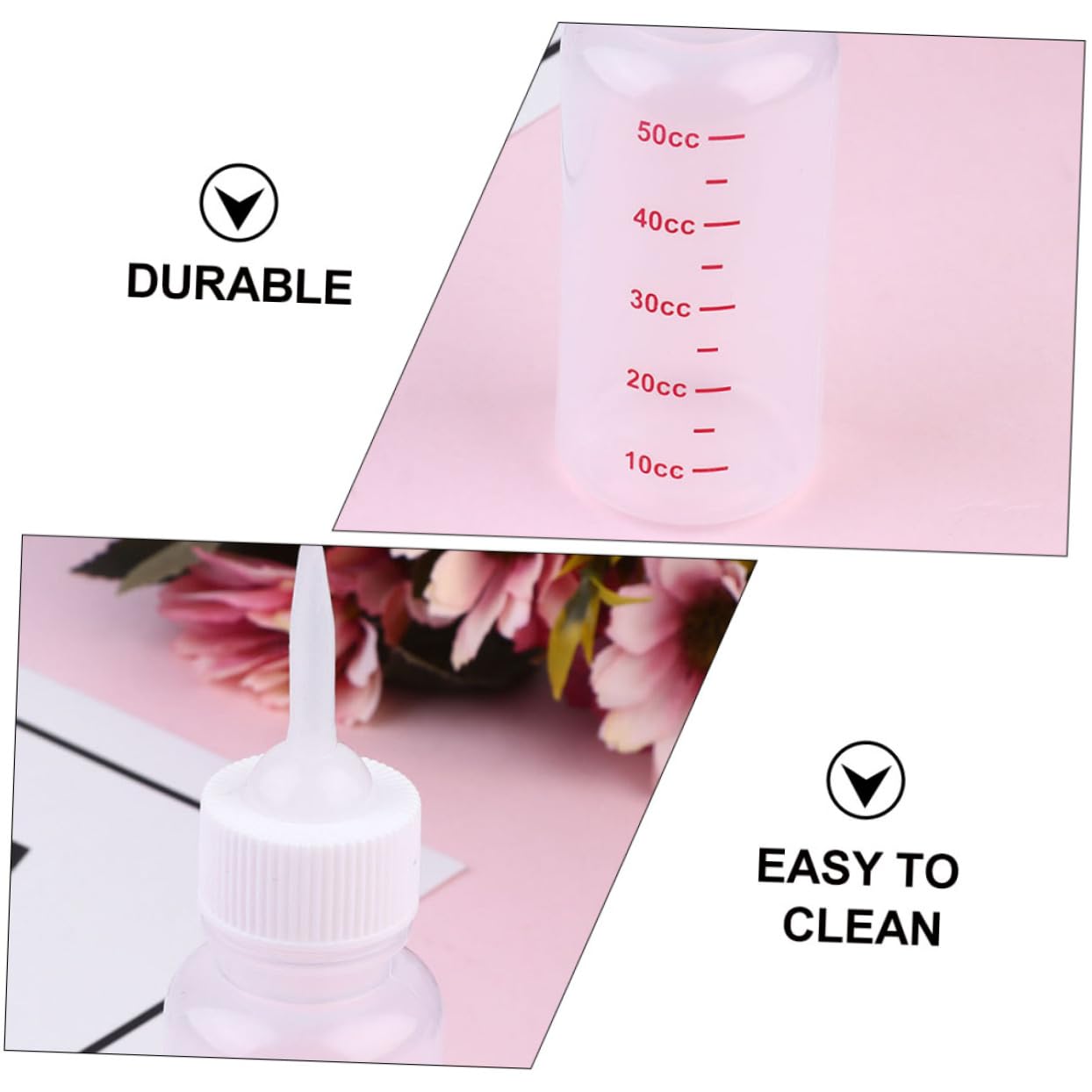 BCOATH 8Pcs Pet Nursing Bottles for Newborn Kittens Puppies Durable Silicone Feeding Bottles with Supple Nipples Scale for Easy Measurement Reusable Easy to