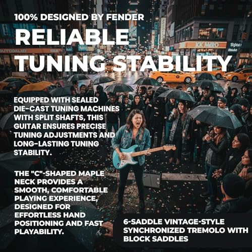 Image of Fender Squier Stratocaster Electric Guitar - Daphne Blue