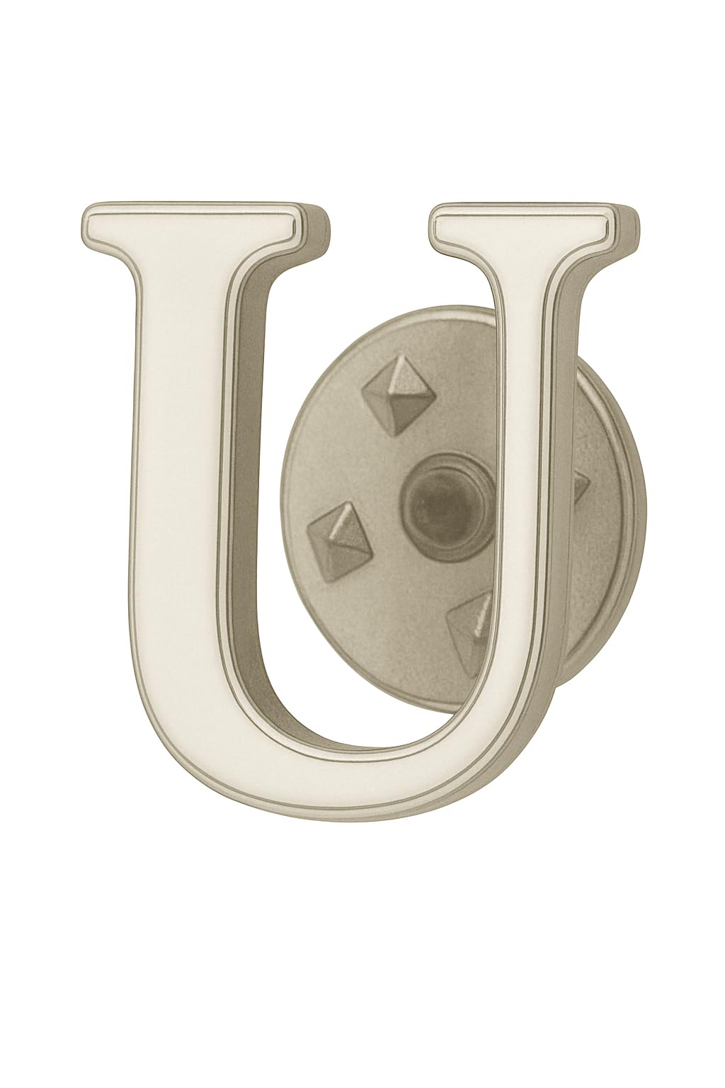 calixto Letter “U” Lapel Pin – Premium Polished Silver Color Initial Pin Badge for Jackets, Hats & Bags – Elegant Alphabet Monogram Accessory for Men & Women – Personalized Gift for Him or Her-picture-6