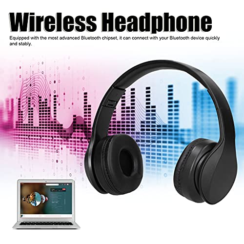 Fdit Bluetoooth 5.0 Headphones Foldable, Wireless Over Ear HeadSet Bulit in Mic, 40 Hours Playtime - Image 2
