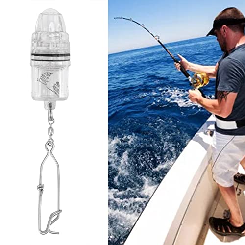 Indicador de atração de peixes subaquática luz LED isca de peixe com gancho de pino grande reforçado