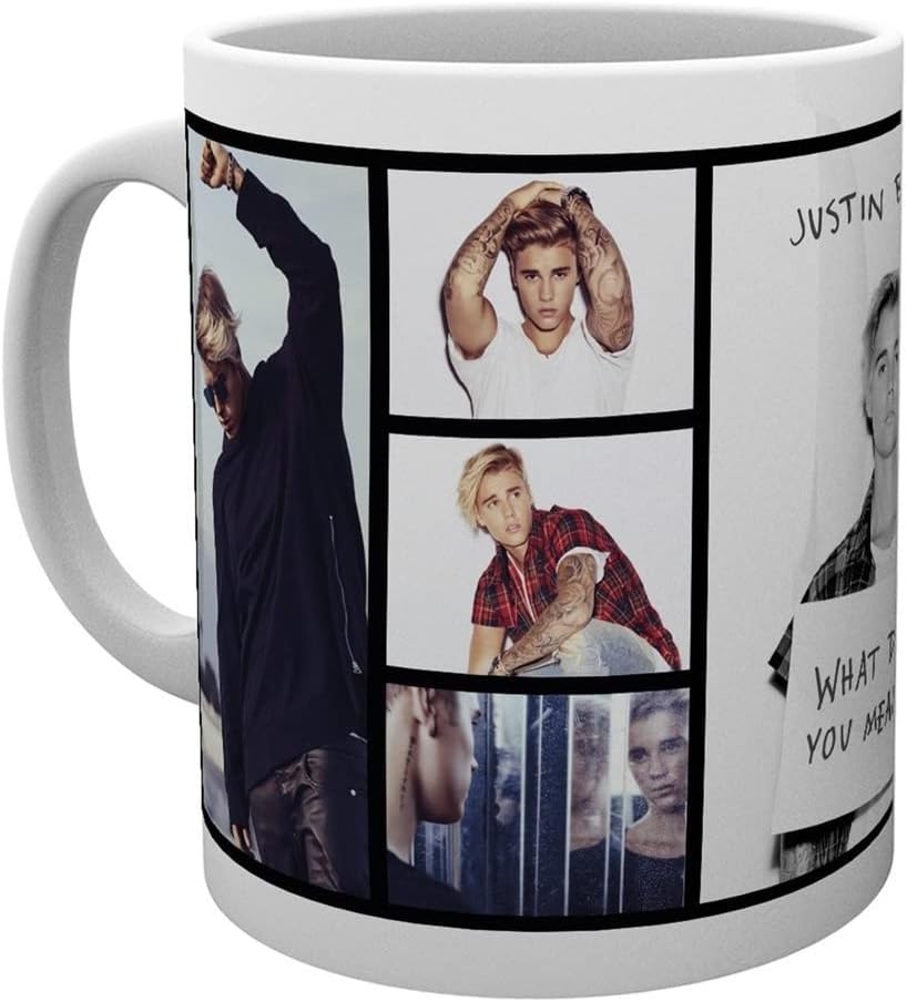 GB eye Justin Bieber Grid Mug